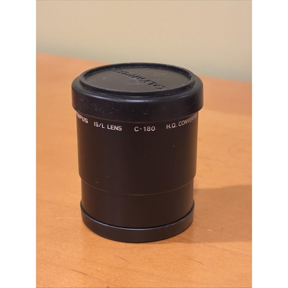 Olympus IS/L Lens C-180 H.Q. Converter 1.7X 52mm With Bag Cover made in Japan